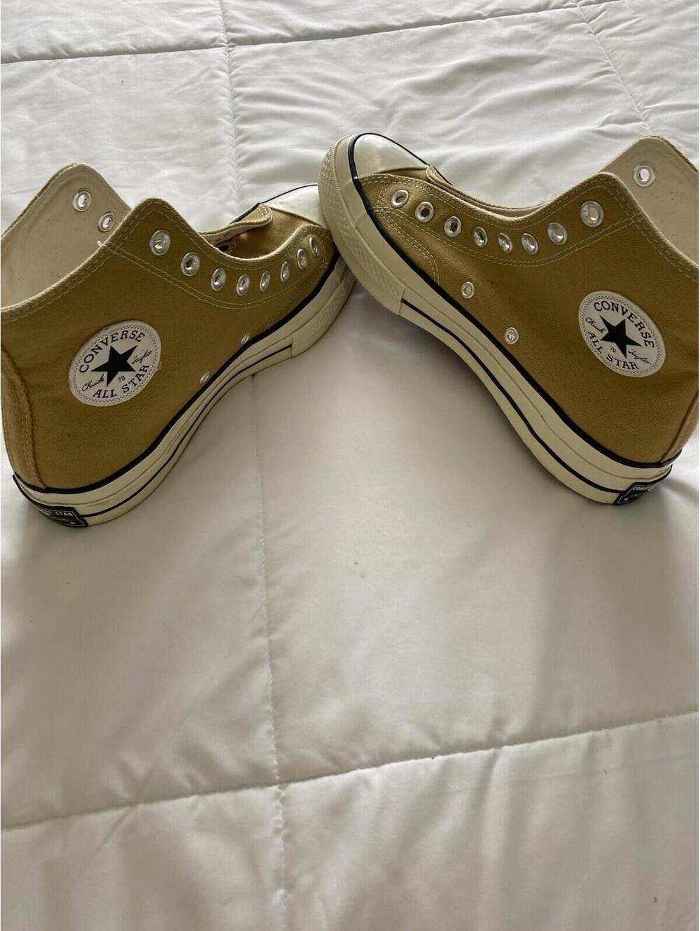 Converse Chuck 70 Hi High Top Dunescape Gold Mustard Tan Sneakers 7.5 - NEW
